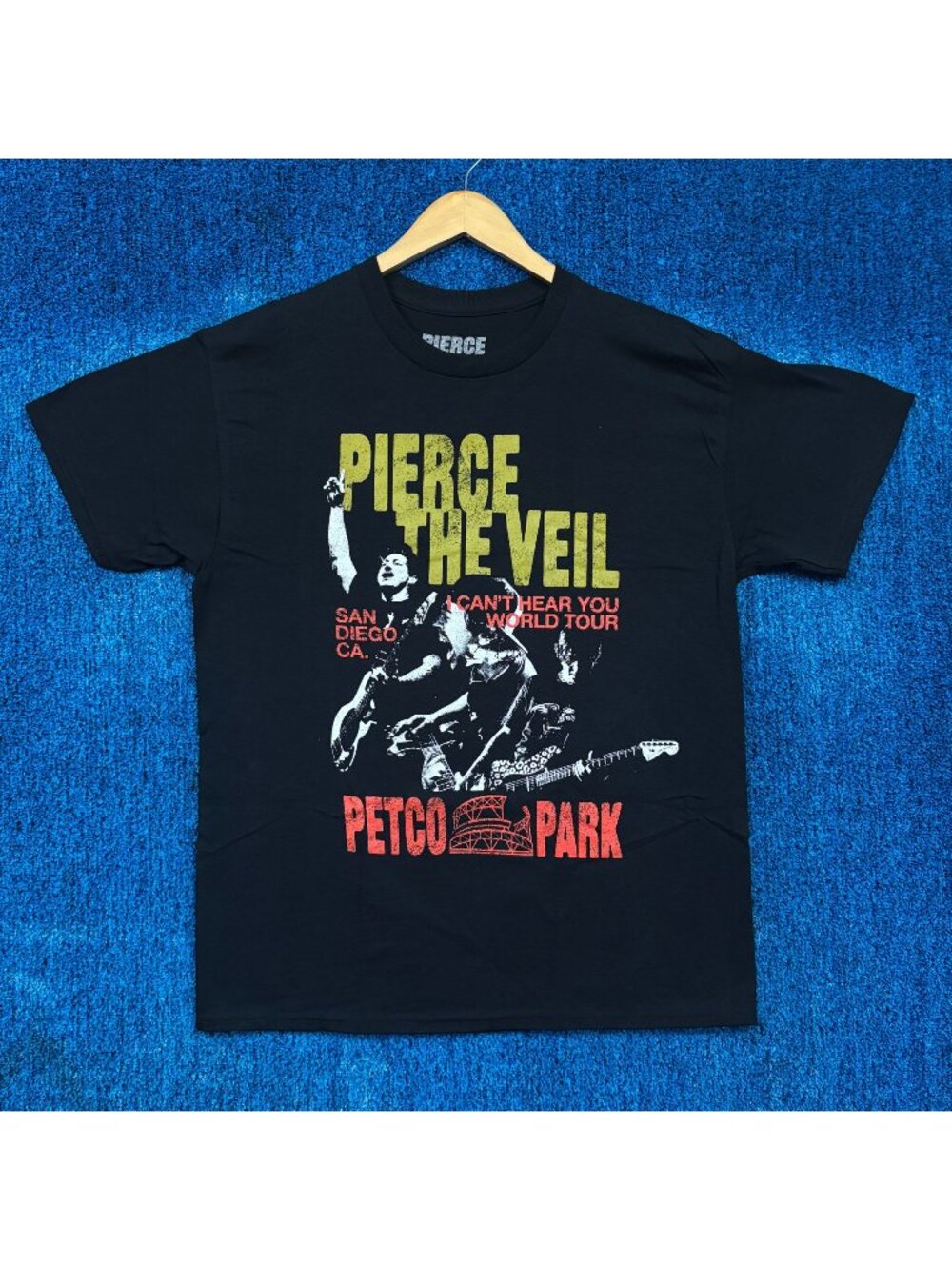 Pierce the Veil I Cant Hear You World Tour Petco Park Tee L